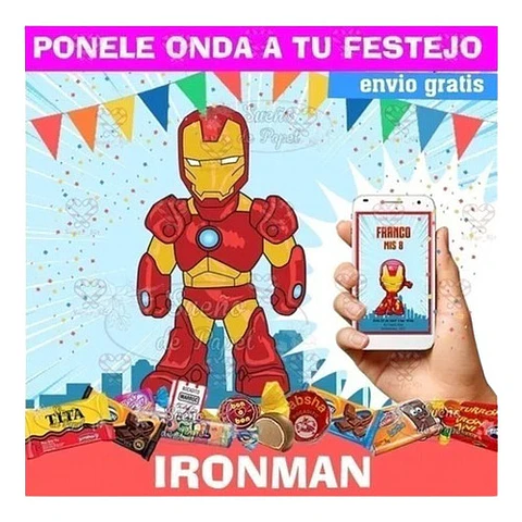 Kit Imprimible Ironman Editable