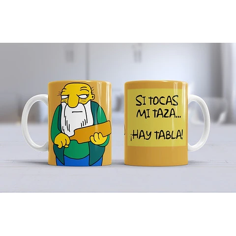 Plantillas Sublimación Tazas - Los Simpsons / 40 Diseños