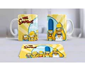 Plantillas Sublimación Tazas - Los Simpsons / 40 Diseños