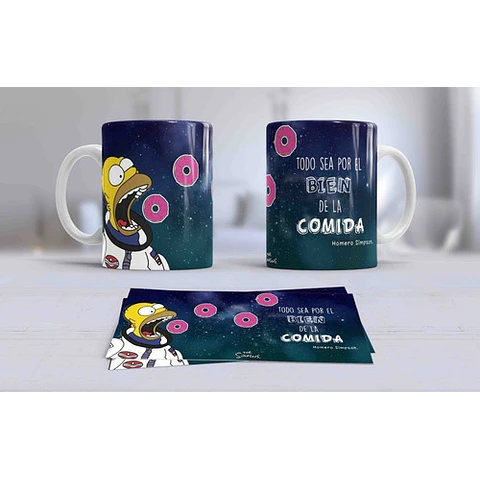 Plantillas Sublimación Tazas - Los Simpsons / 40 Diseños