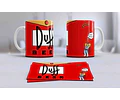 Plantillas Sublimación Tazas - Los Simpsons / 40 Diseños