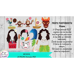 Moana - 25 Props Photobooth Pdf