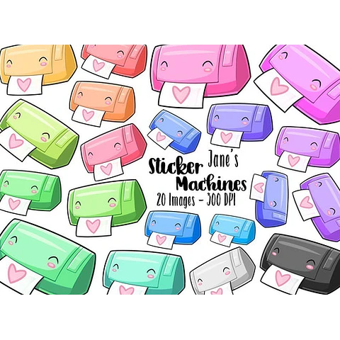 Cliparts Imagenes Png Impresora Colores Pasteles Jk66