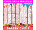 Kit Imprimible Pack De Fondos Shabby Chic Mod 2