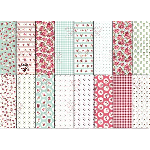 Kit Imprimible Pack De Fondos Shabby Chic Mod 2