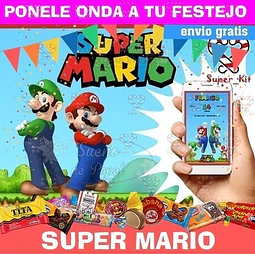 Kit Imprimible Super Mario Bros Editable