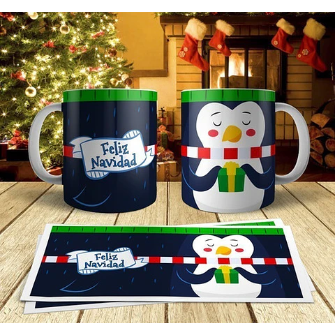 17 Plantillas Tazas Navidad