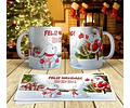 17 Plantillas Tazas Navidad