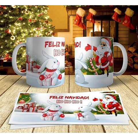 17 Plantillas Tazas Navidad
