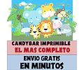 Kit Imprimible Candy Bar Animales De La Selva Mas Completo