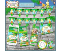 Kit Imprimible Candy Bar Animales De La Selva Mas Completo