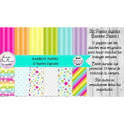 Rainbow Papers Papeles Arco Iris 1