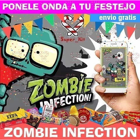 Kit Imprimible Zombie Infection Editable