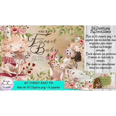 Cliparts Imagenes Png Papeles Animales Del Bosque Bebes P16