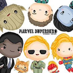 Cliparts Imagenes Png Superheroes Marvel D27