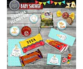 Kit Baby Shower Animalitos Bosque Encantado Romantico Nene