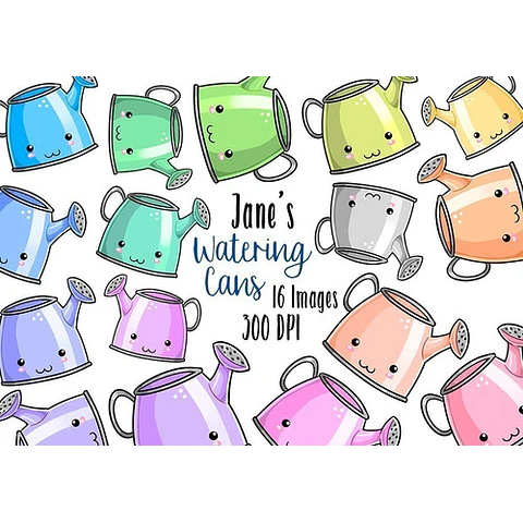 Cliparts Imagenes Png Regaderas De Colores Pasteles Jk79