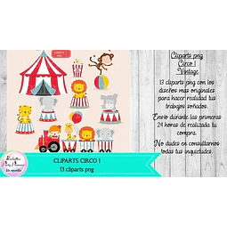 Cliparts Png Circo 1 - Kit Imprimible