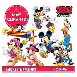 40 Cliparts Imagenes Png Mickey Mouse Y Sus Amigos