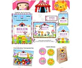 Kit Imprimible Circo Rosa Editable