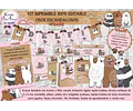 Kit Imprimible Candy Osos Escandalosos Rosa 100% Editable