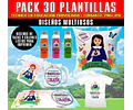 120 Plantillas Sublimación Tazas Multiuso - Técnico Párvulos