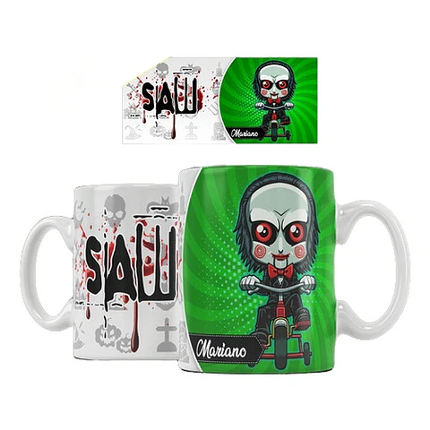 Kit Diseños 15 Plantillas Tazas De Terror Sublimación Regalo
