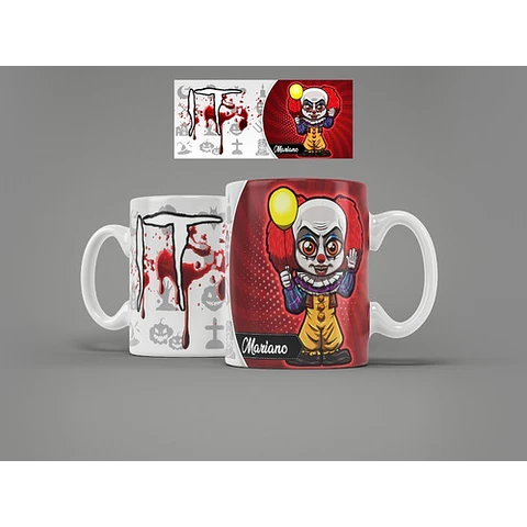 Kit Diseños 15 Plantillas Tazas De Terror Sublimación Regalo