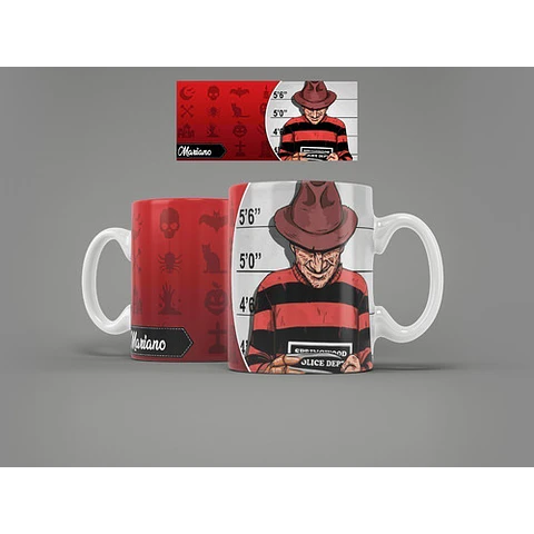 Kit Diseños 15 Plantillas Tazas De Terror Sublimación Regalo