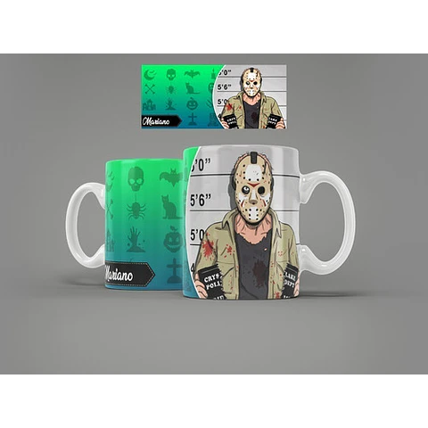 Kit Diseños 15 Plantillas Tazas De Terror Sublimación Regalo