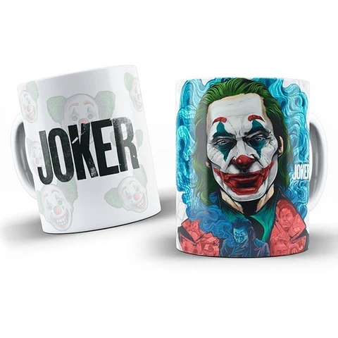 Kit Diseños Plantillas Tazas Joker Sublimación Colección  M1