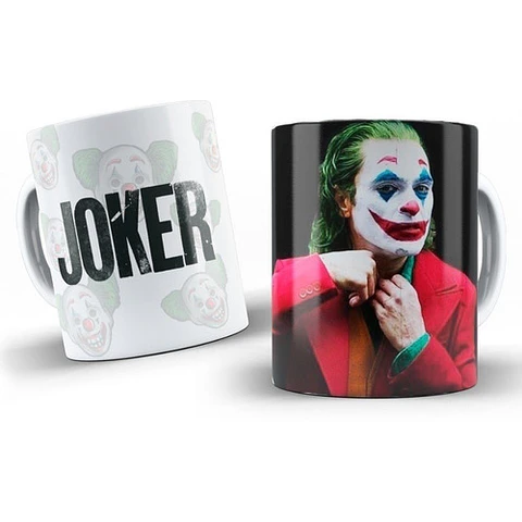 Kit Diseños Plantillas Tazas Joker Sublimación Colección  M1