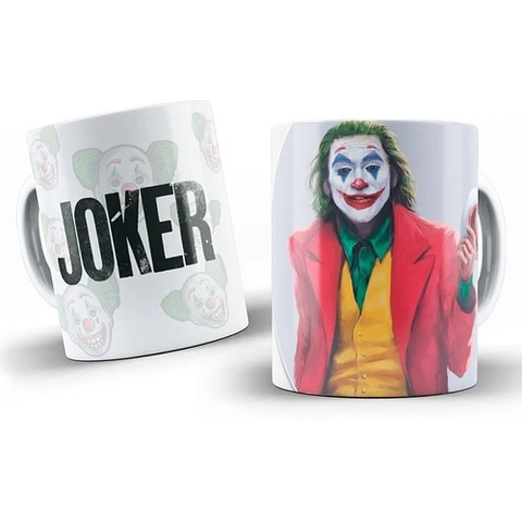 Kit Diseños Plantillas Tazas Joker Sublimación Colección  M1