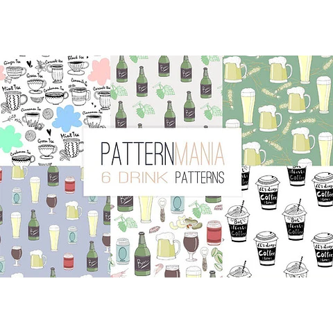 Patternmania Patrones Fondos Dibujos Vectorizado Eps Png Jpg
