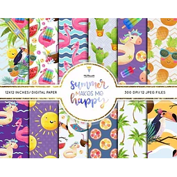 Papeles Digitales Verano Anana Flamenco M48