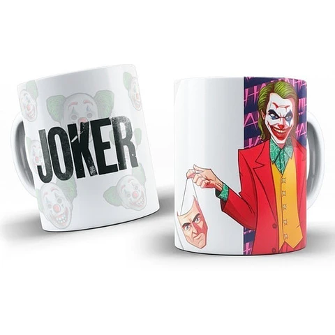 Kit Diseños Plantillas Tazas Joker Sublimación Colección  M1
