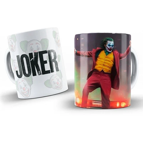 Kit Diseños Plantillas Tazas Joker Sublimación Colección  M1