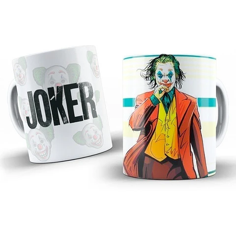 Kit Diseños Plantillas Tazas Joker Sublimación Colección  M1