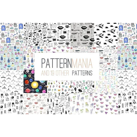 Patternmania Patrones Fondos Dibujos Vectorizado Eps Png Jpg