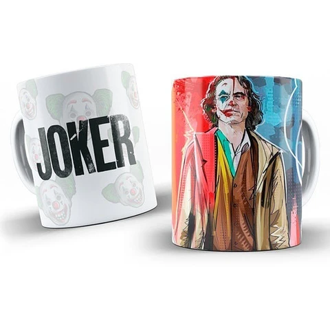Kit Diseños Plantillas Tazas Joker Sublimación Colección  M1