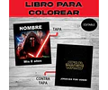 Star Wars Librito Imprimible Para Colorear Personalizable