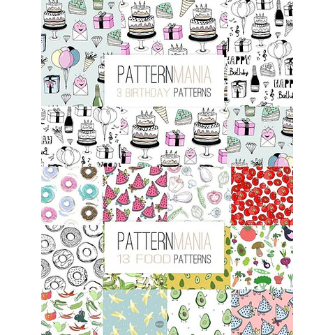 Patternmania Patrones Fondos Dibujos Vectorizado Eps Png Jpg