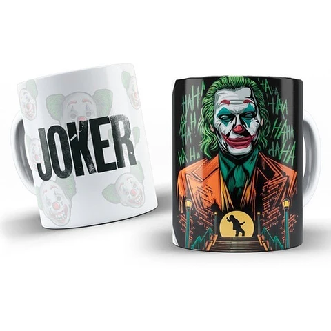 Kit Diseños Plantillas Tazas Joker Sublimación Colección  M1