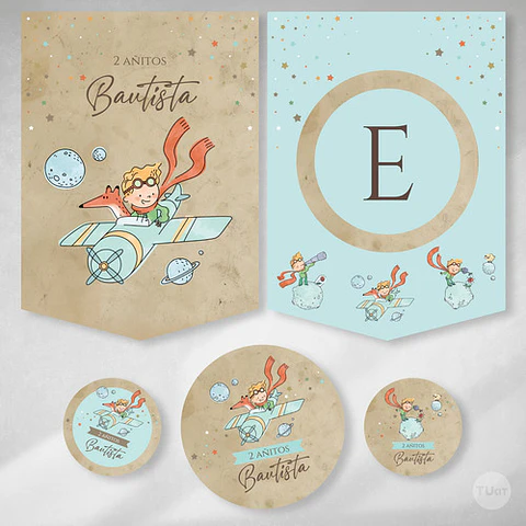 Kit Imprimible El Principito Candy Bar Tukit