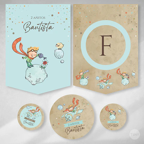Kit Imprimible El Principito Candy Bar Tukit