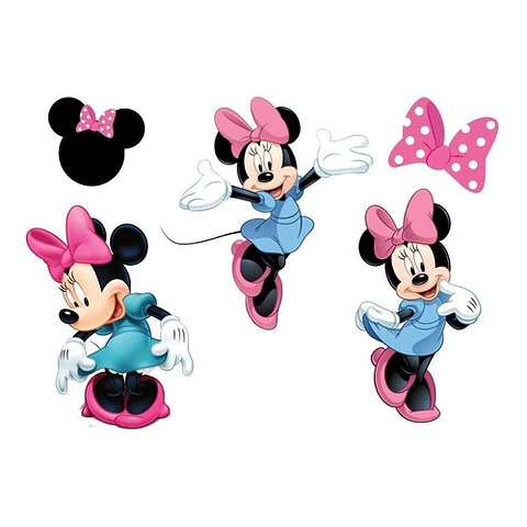 Kit Imprimible Letras 3d Corpóreas Editables Minnie Mouse