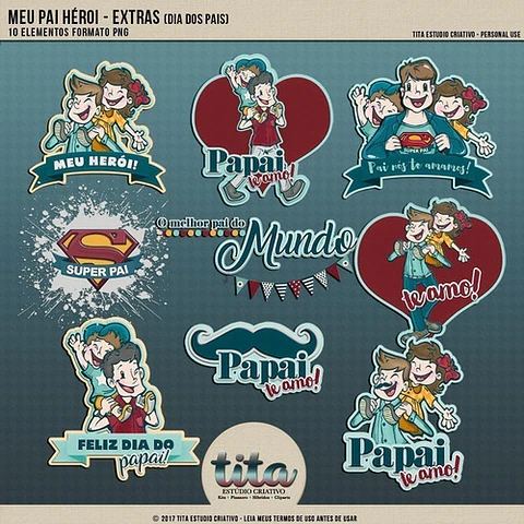 Imagenes Png Y Papeles Digitales Super Papá Heroe Padre T41