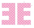 Kit Imprimible Letras 3d Corpóreas Editables Minnie Mouse