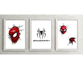 Kit X 3 Láminas Imprimibles De El Hombre Araña