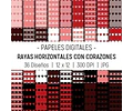 Kit Colección San Valentín Enamorados Clipart Y Papeles 